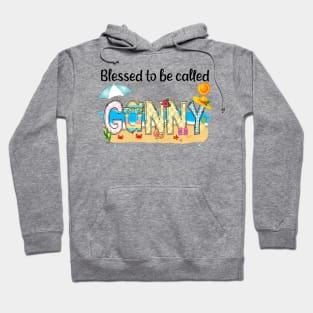 Blessed To Be Called Ganny Summer Beach Happy Mother's Hoodie